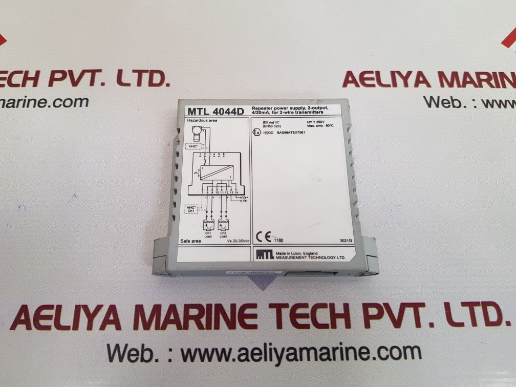 Measurement technology mtl4044d repeater power supply