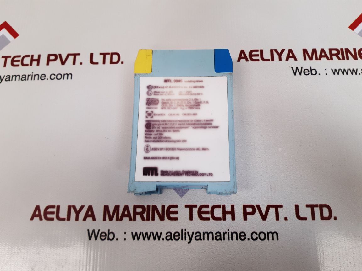Measurement technology mtl 3045 isolating driver mtl 3000 series