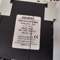 Siemens 3rp15761np308k star-delta electronic timer