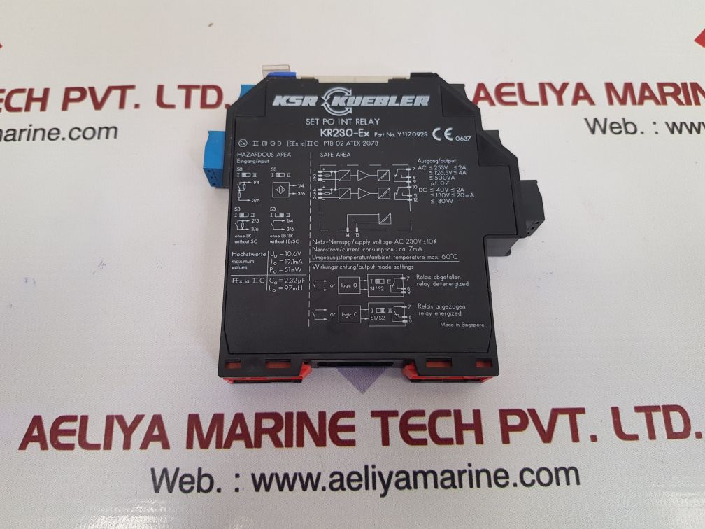 ksr kuebler kr230-ex relay y117092s

