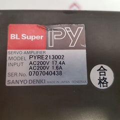Sanyo denki pyre213002 servo amplifier
