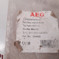 Aeg hs9.11 auxiliary switch block used