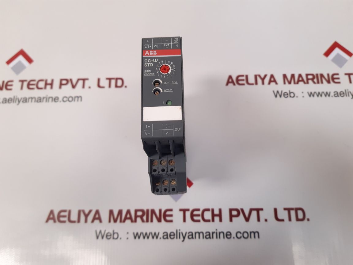Abb cc-u/std universal analog standard signal converter 1svr040000r1700