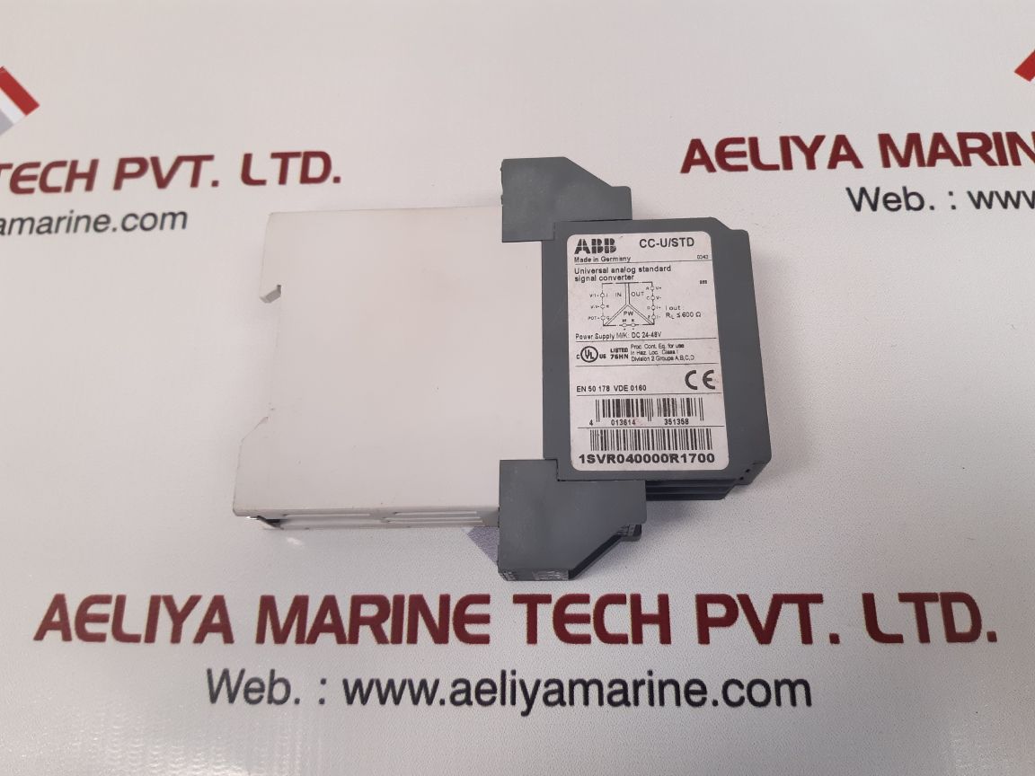 Abb cc-u/std universal analog standard signal converter 1svr040000r1700