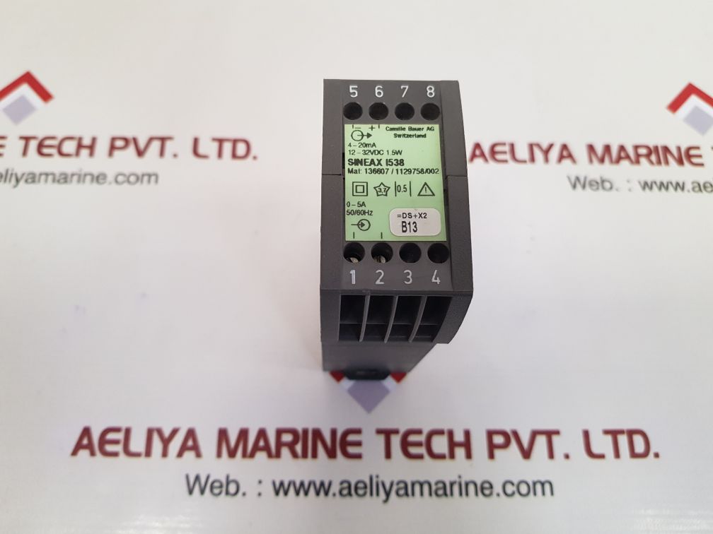 Camille bauer sineax i538 transducer for ac current 

