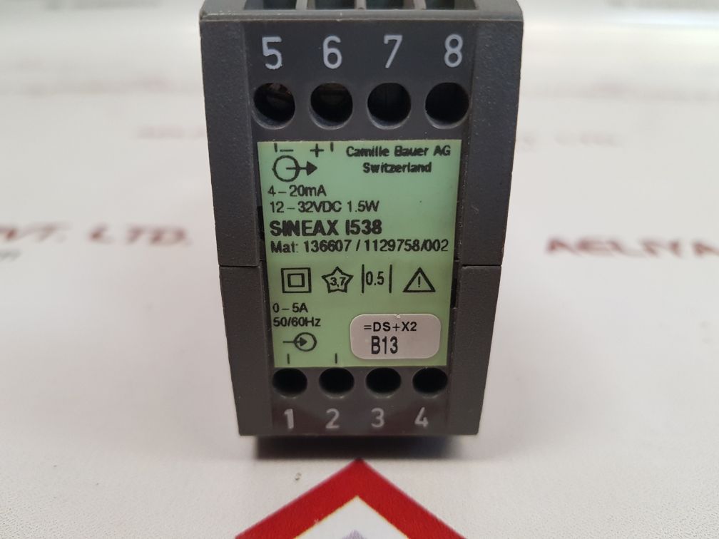 Camille bauer sineax i538 transducer for ac current 
