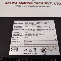 Deif has-111 dg synchronization & circuit breaker closing 600028246.10