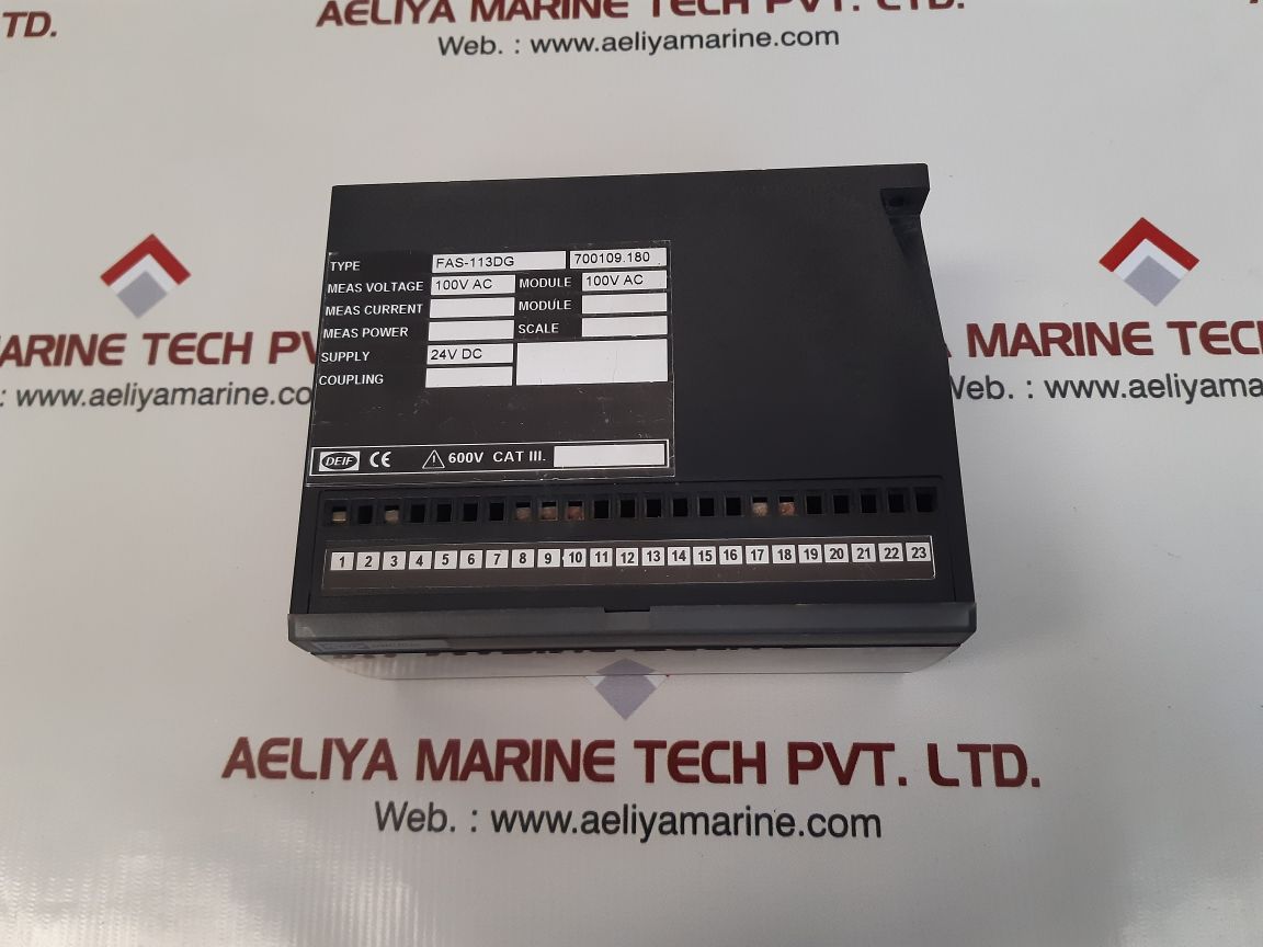 Deif fas-113dg synchronisation & circuit breaker 700109.180