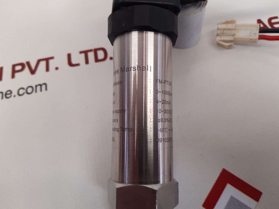 Forbes marshall fm-pt300 pressure transmitter 0~1000bar 85°c