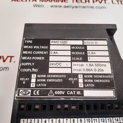 Deif rmc-122d short circuit over current relay 605034.30