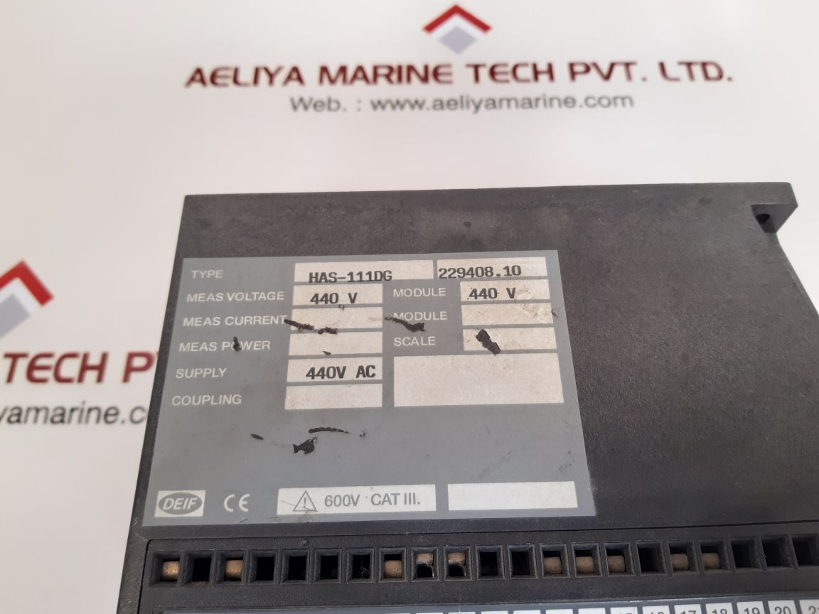 Deif has-111dg synchronize control relay 229408.10