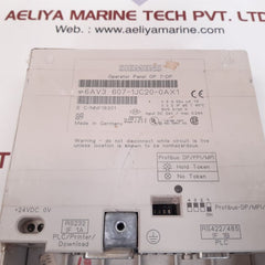 Siemens simatic op7 6av3 607-1jc20-0ax1 operator panel op 7-dp membrane keypad