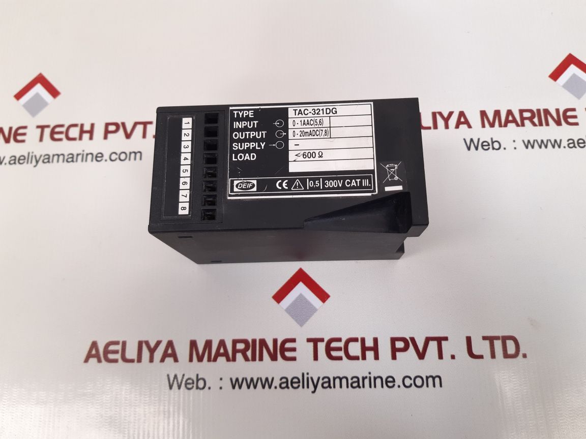 Deif tac-321dg current transducer used
