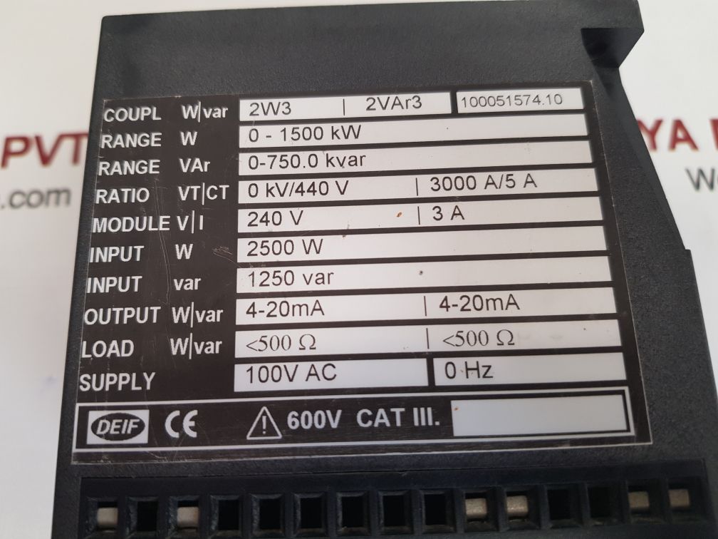 Deif tax-312dg selectable transducer 100051574.10
