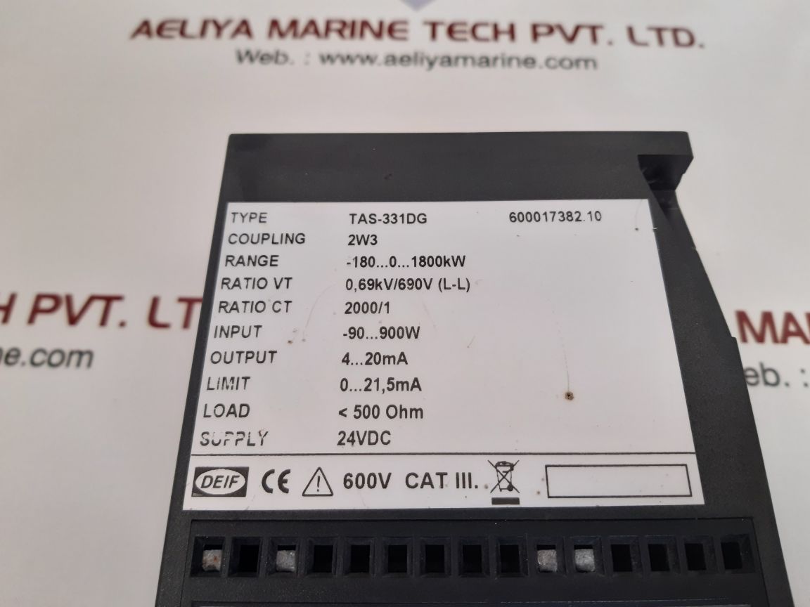 Deif tas-331dg selectable transducer 600017382.10
