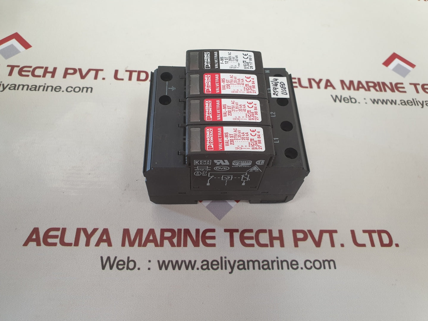 Phoenix val-ms 2838209 val-ms 230/3+1 surge arrester