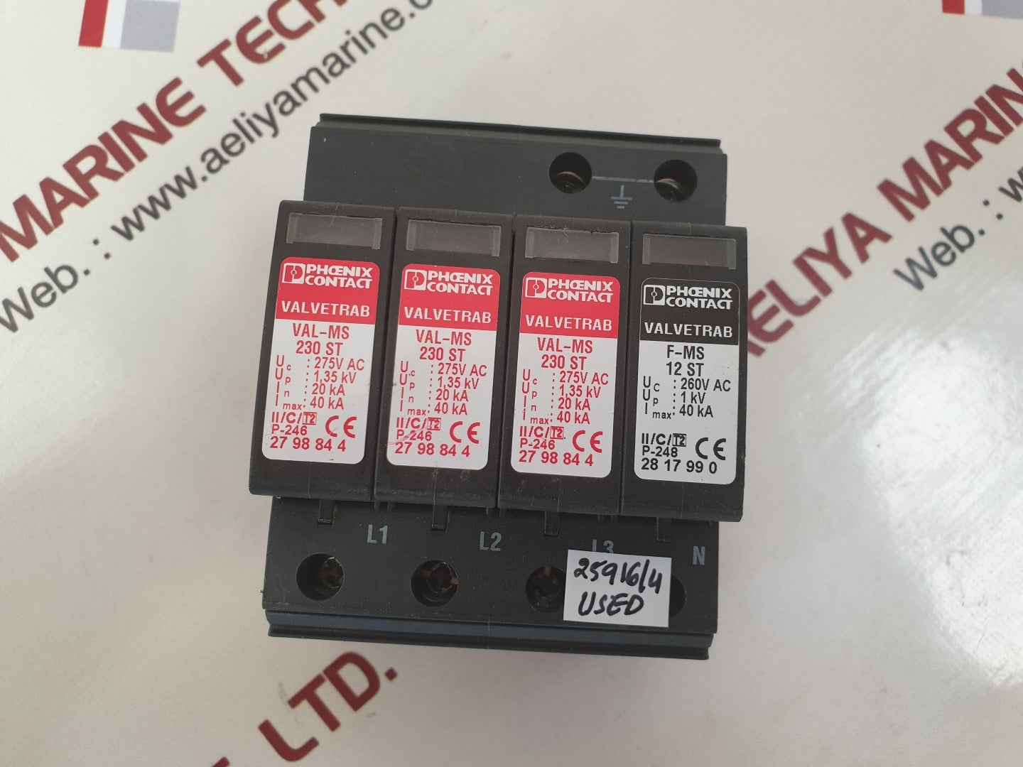 Phoenix val-ms 2838209 val-ms 230/3+1 surge arrester