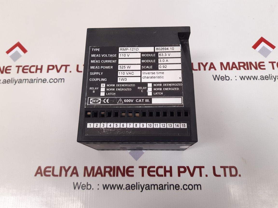 Deif rmp-121d reverse power relay 802694.10
