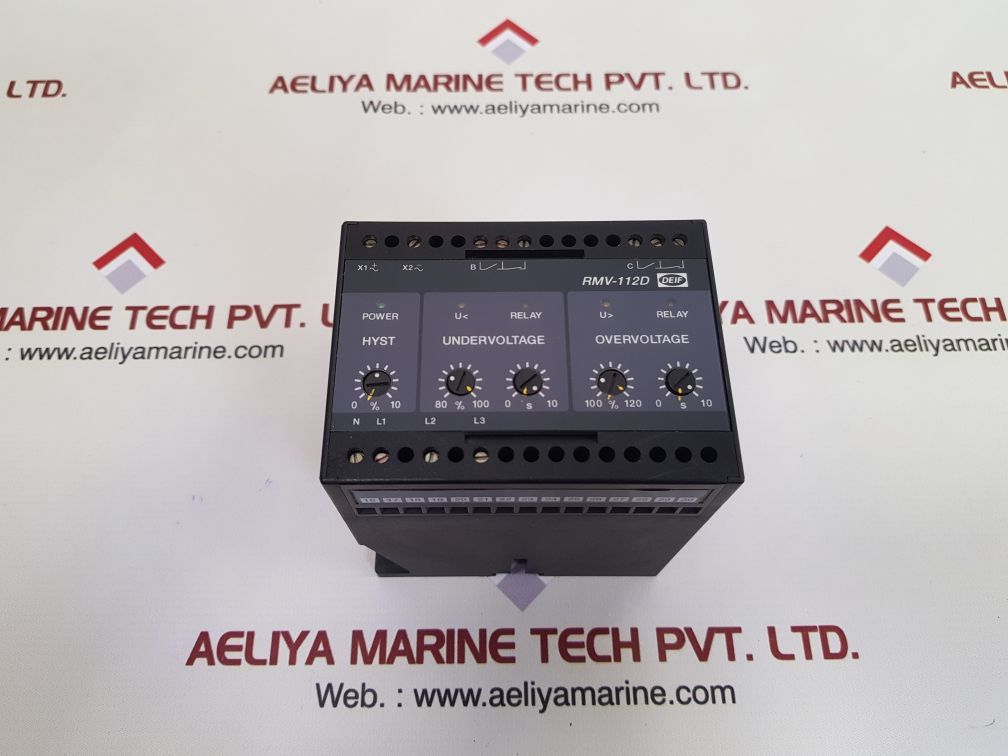 Deif rmv-112d protective voltage relay 100020231.40
