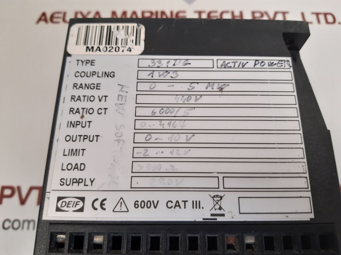 Deif tas-331dg power transducer
