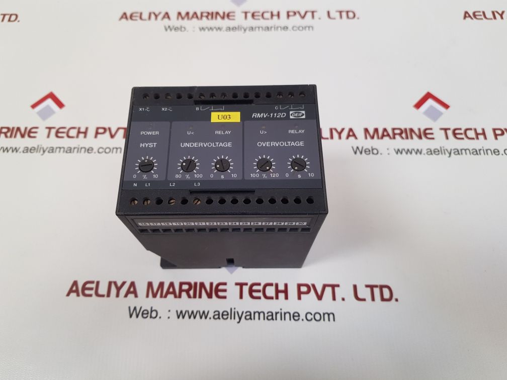 Deif rmv-112d protective voltage relay 248183.280
