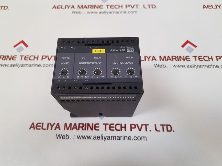 Deif rmv-112d protective voltage relay 248183.280

