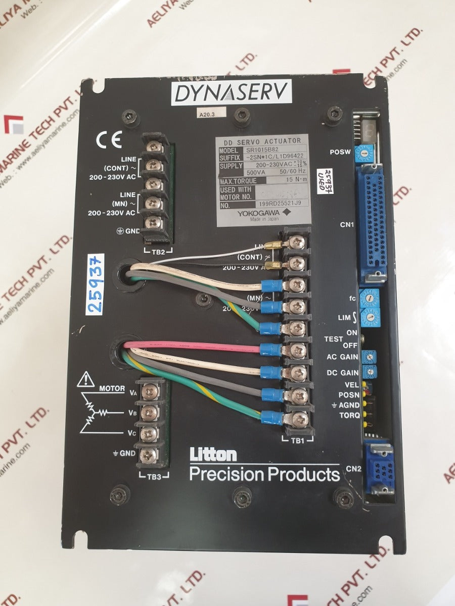 Yokogawa dynaserv sr1015b82-2sn*1c/l1d96422 dd servo actuator