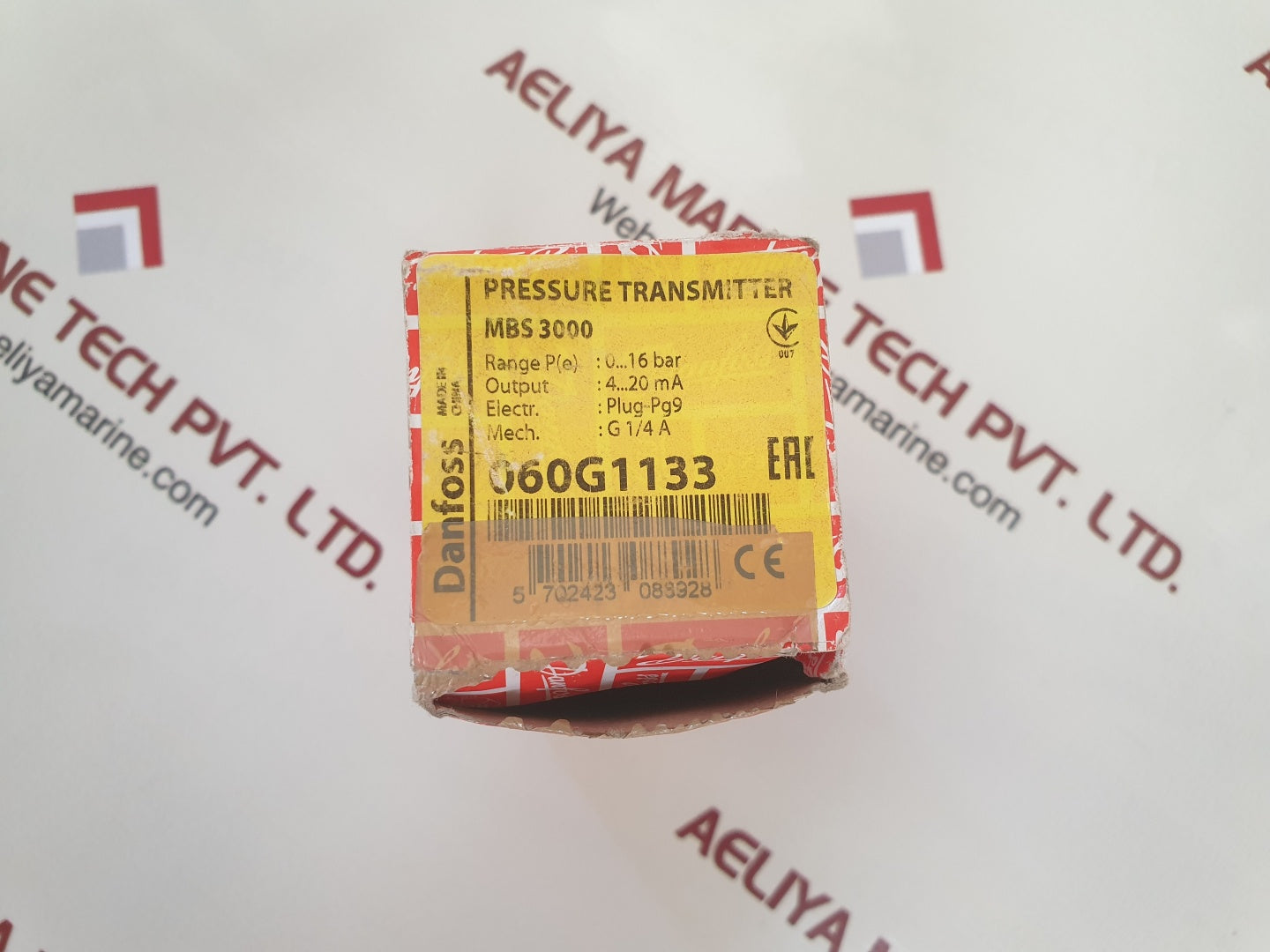 Danfoss mbs 3000 pressure transmitter 060g1133 
