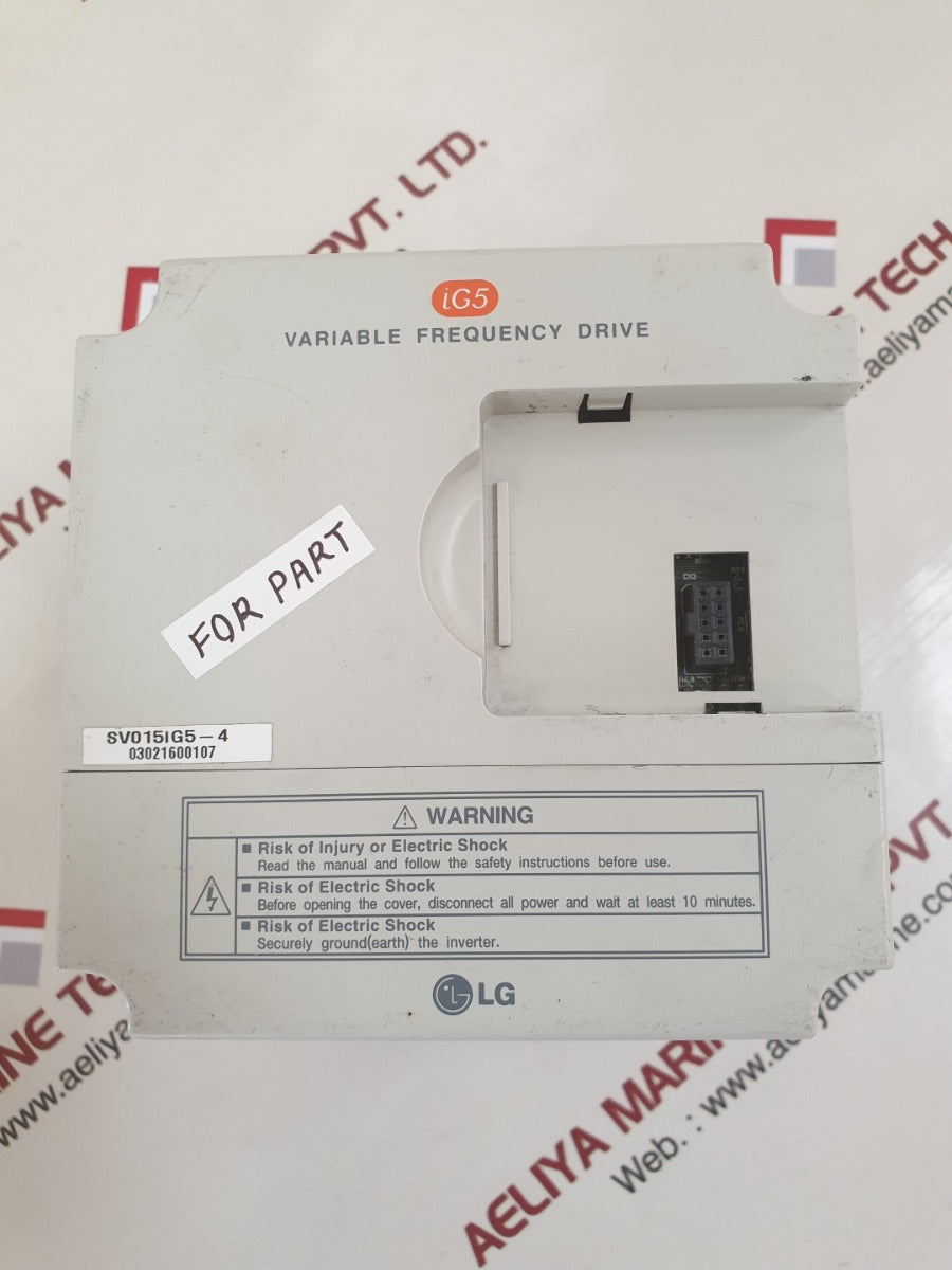 Lg sv015ig5 - 4 variable frequency drive