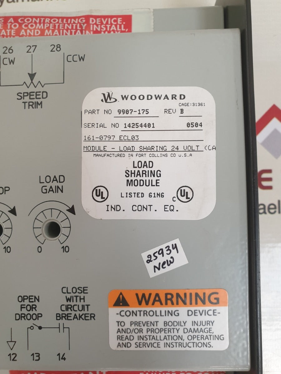 Woodward 9907-175 rev.b load sharing module