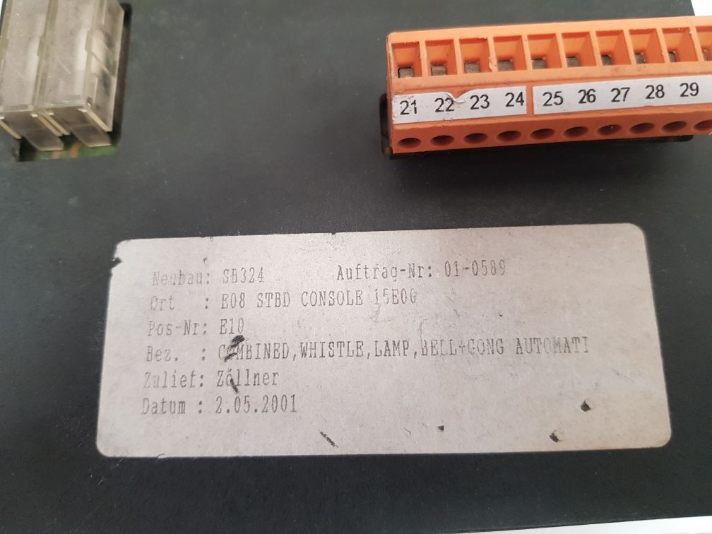 Zollner 10+sbg Combined Signal Automation bsh/49/20g/94 Signal Switch
