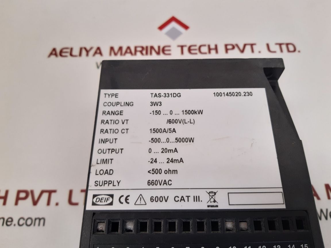 Deif tas-331dg power transducer 100145020.230 
