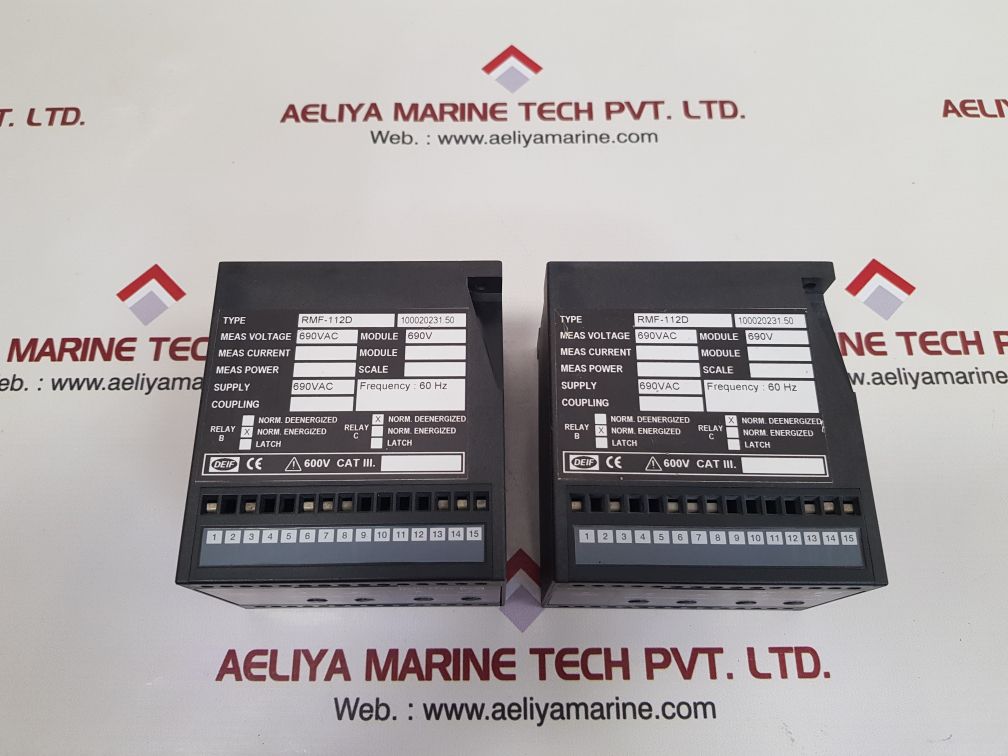 Deif rmf-112d frequency relay 100020231.50

