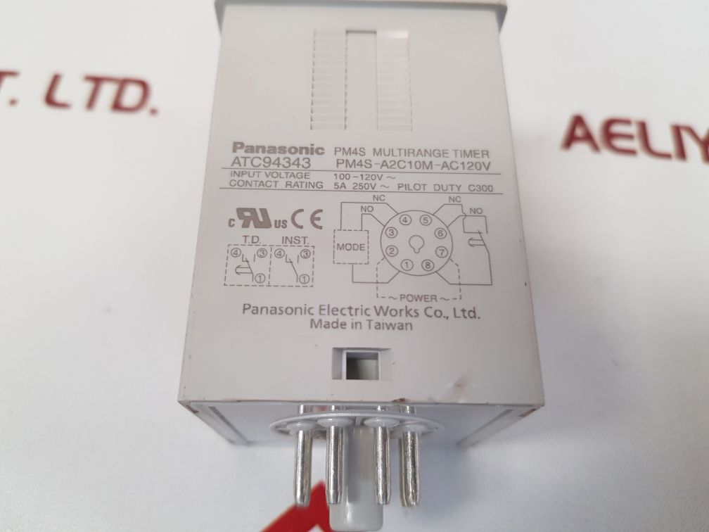 Panasonic pm4s multirange timer pm4s-a2c10m-ac120v
