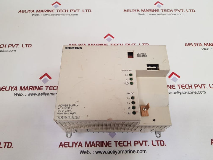 Siemens 6ew1 380-4ab01 power supply
