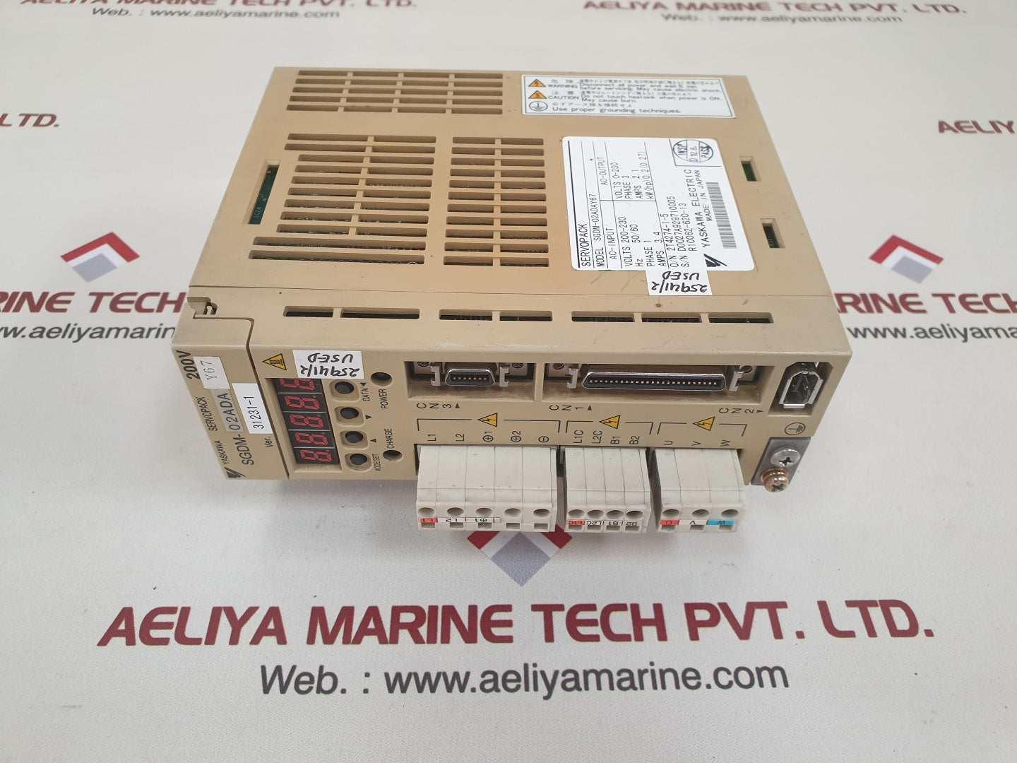 Yaskawa servopack sgdm-02aday67 servo amplifier