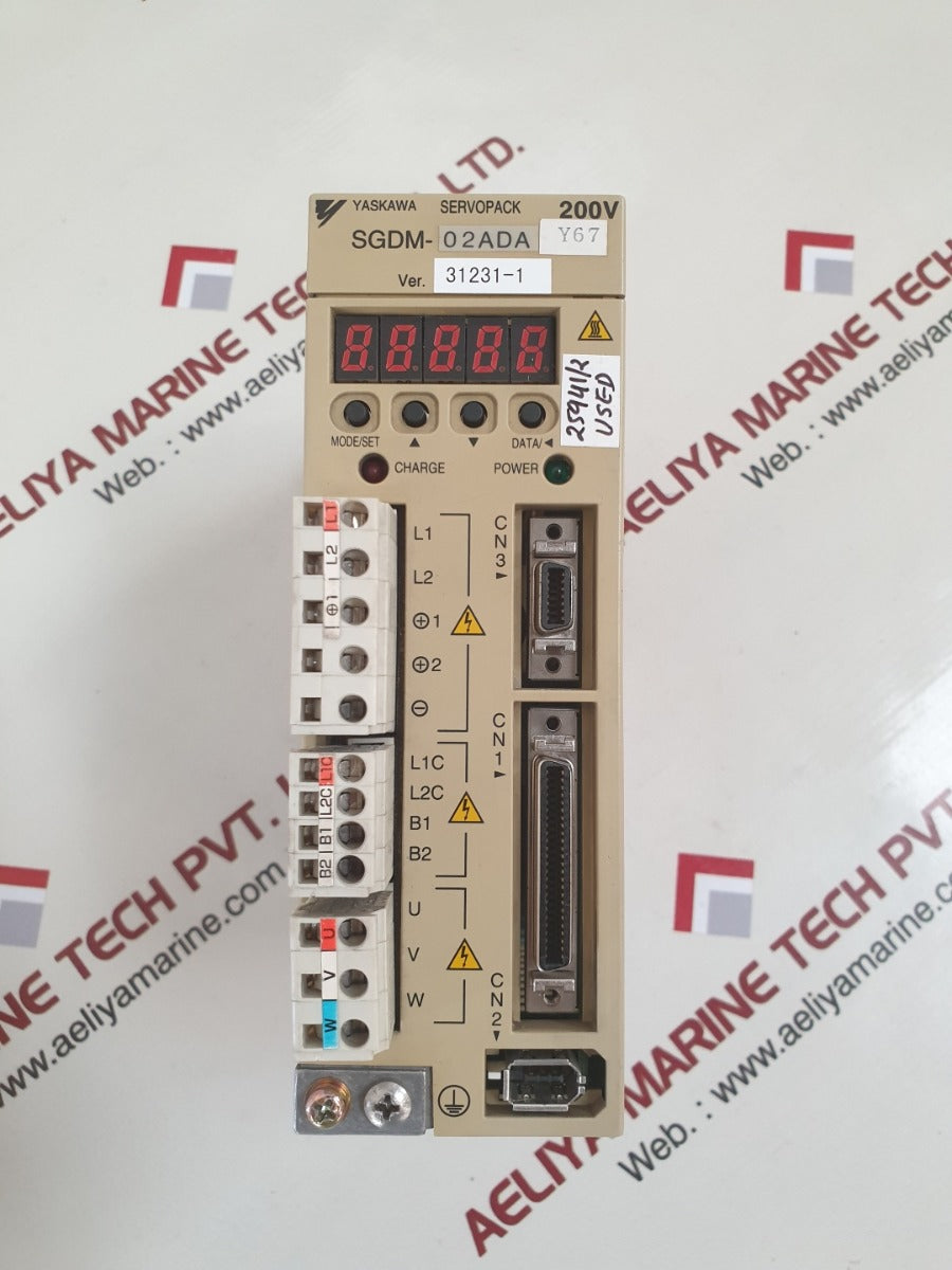 Yaskawa servopack sgdm-02aday67 servo amplifier