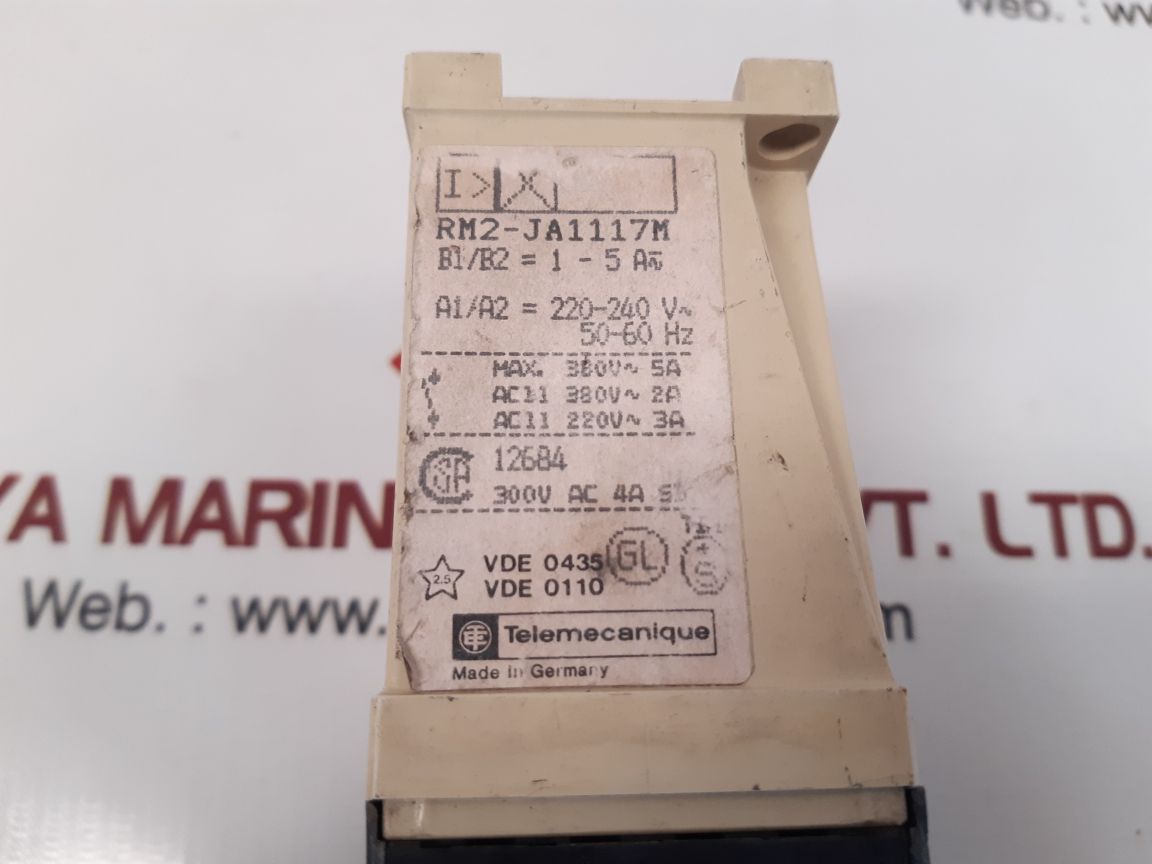 Telemecanique rm2-ja1117m control relay 
