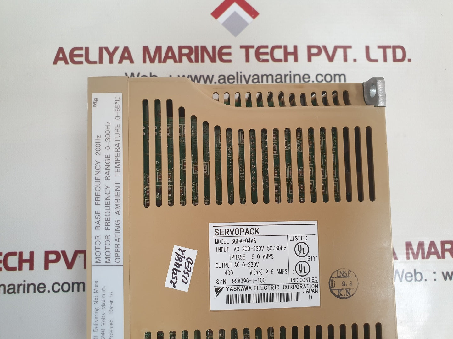 Yaskawa sgda-04as servopack servo amplifier