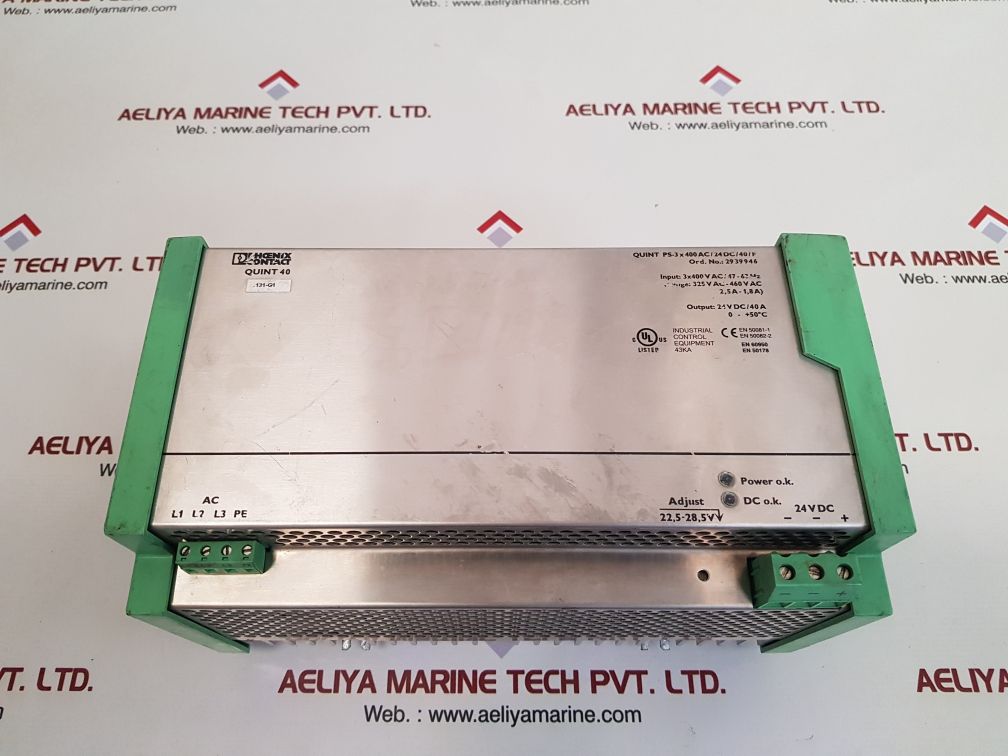 Phoenix contact quint-ps-3x400ac/24dc/40/f power suuply 
