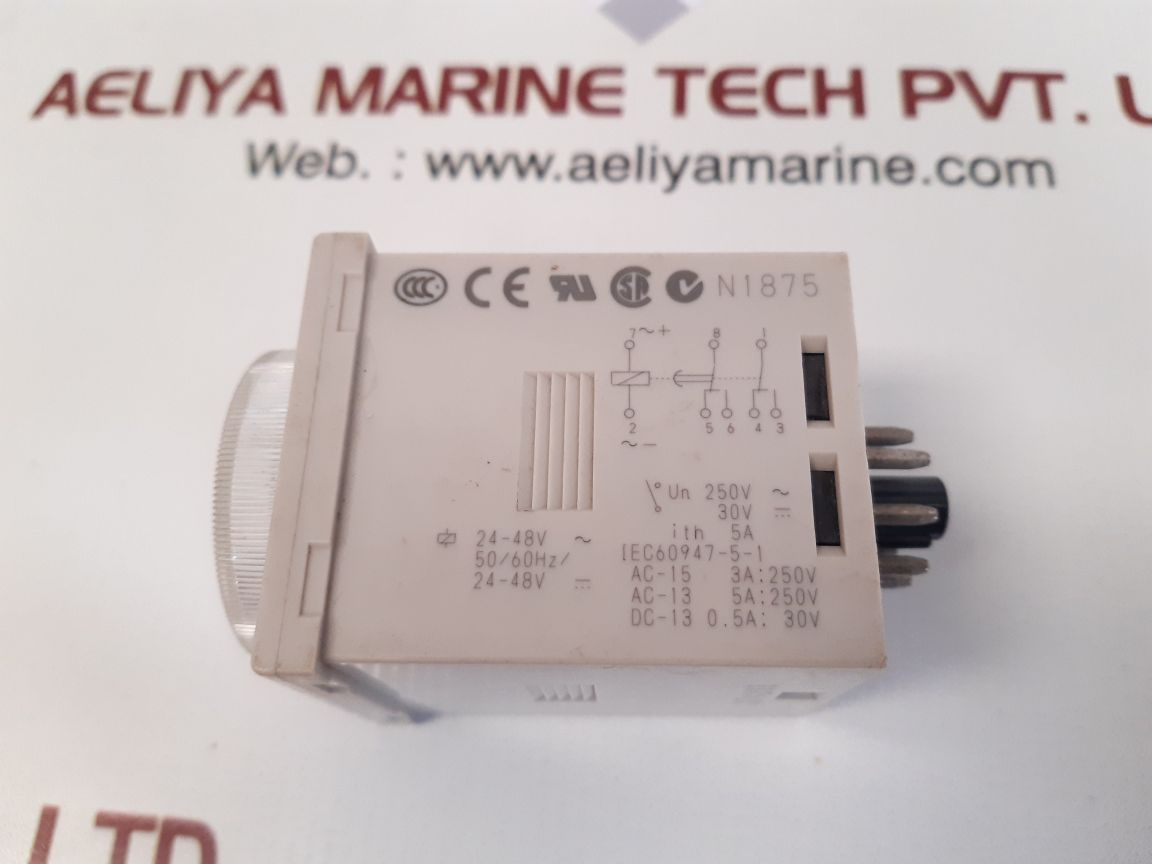 Omron h3cr-a8e timer 0-1.2 min
