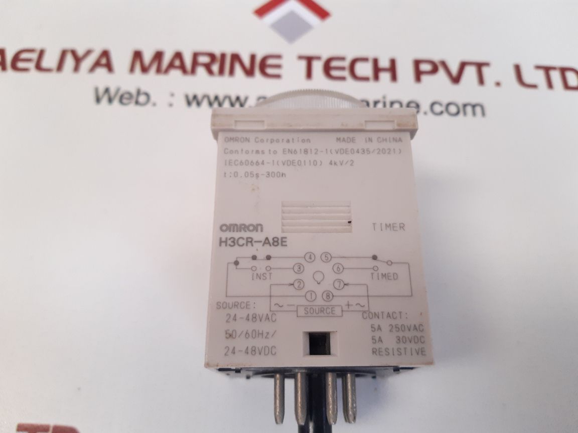 Omron h3cr-a8e timer 0-1.2 min
