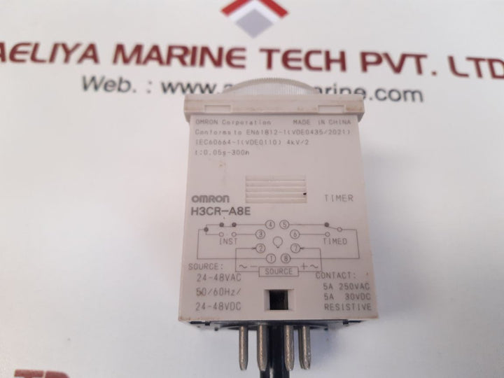 Omron h3cr-a8e timer 0-1.2 min
