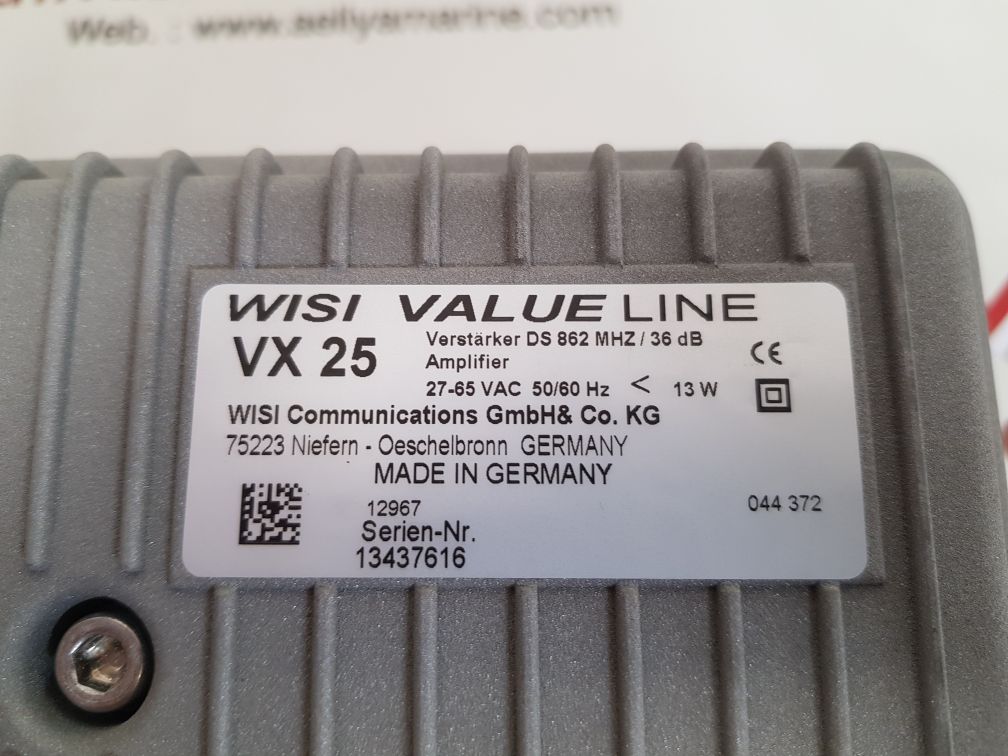 Wisi communications vx 25 amplifier
