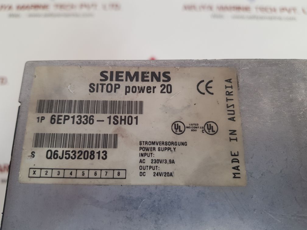 Siemens 6ep1336-1sh01 power supply 
