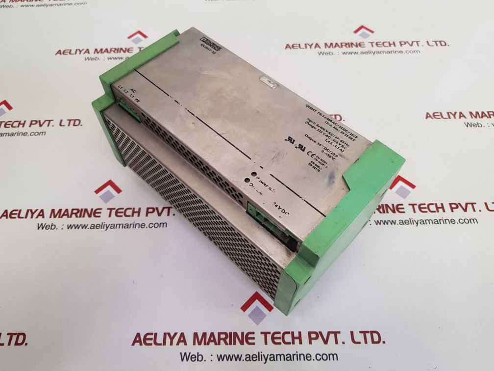 Phoenix contact quint-ps-3× 400ac/24dc/20/f power supply 2939386
