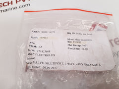 Electrolux 4718236-08 3-way valve multiport
