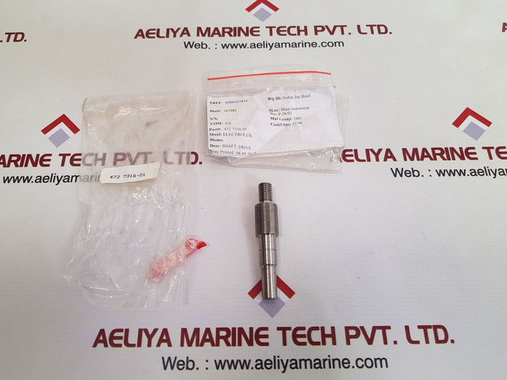 Electrolux 472 7316-01 shaft drive
