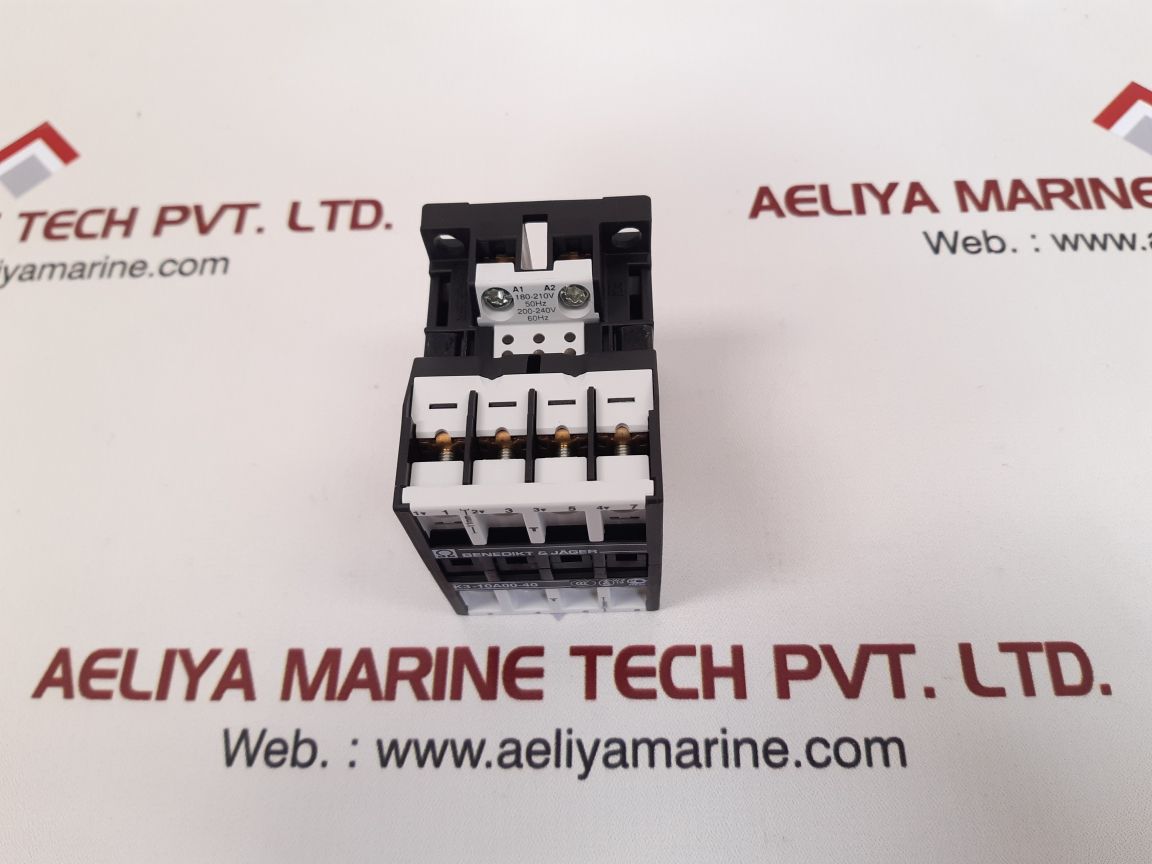 Benedikt & jager k3-10a00-40 contactor 
