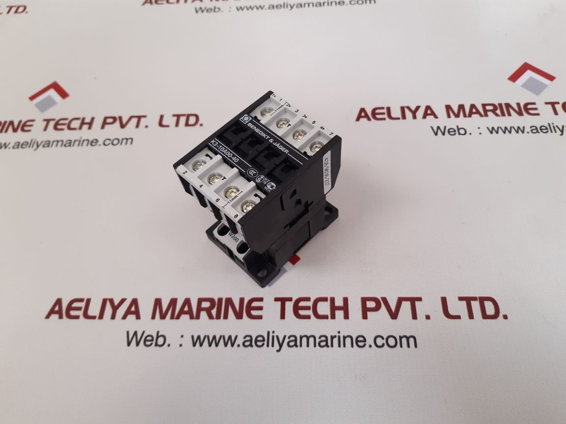 Benedikt & jager k3-10a00-40 contactor 
